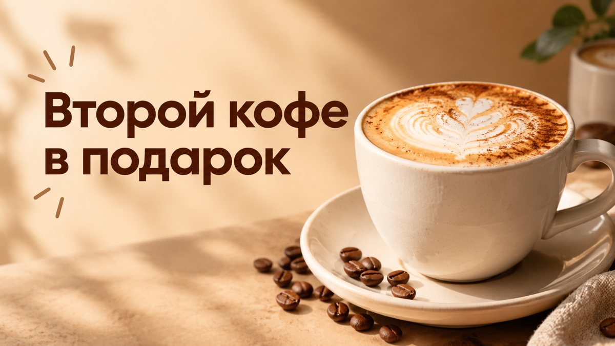 Рекламный баннер, нарисованный ботом по описанию